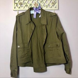 PRICE DROP: $10 Green Utility Jacket